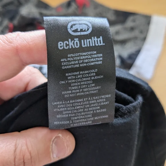 ECKŌ UNLTD Men T Shirt Size XL CAMO Short Sleeve In GREAT Condition - Picture 8 of 10